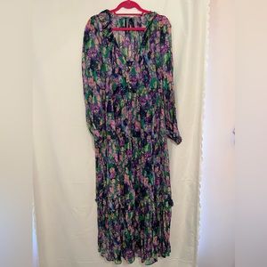 Anthropologie - The Marais Printed Chiffon Maxi Dress